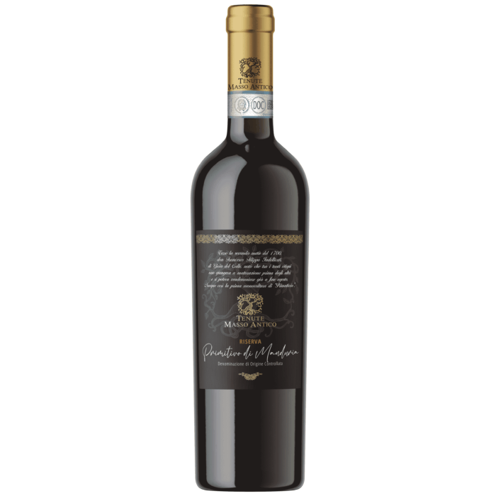 Tenute Masso Antico Primitivo di Manduria DOC Riserva